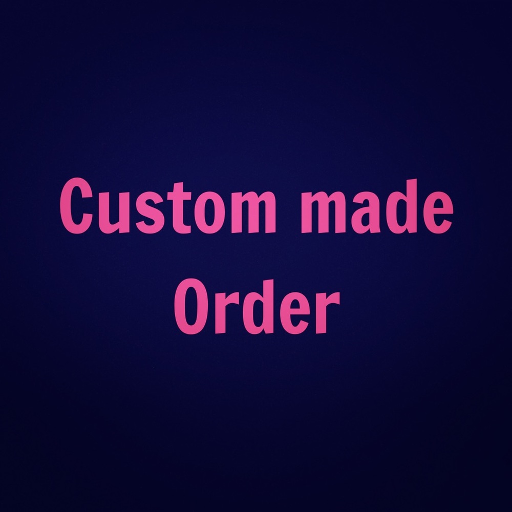 Custom made order for shirt